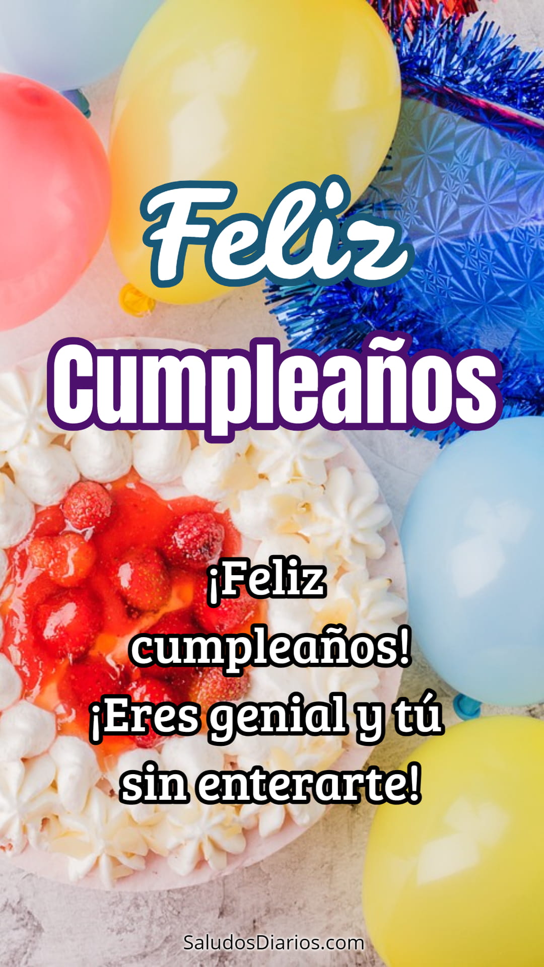 Adornos Cumpleaños Felicidades Saludos Diarios