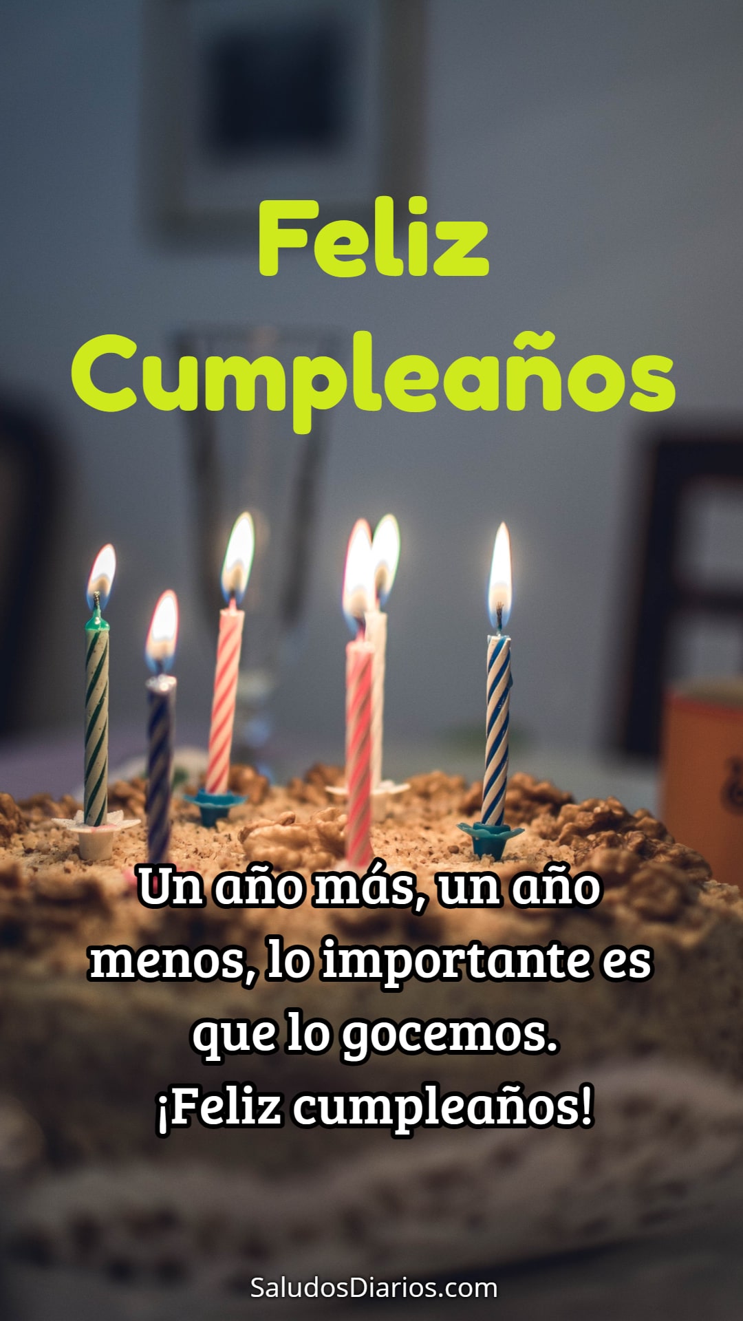 Mejores deseos, Cumpleaños, Pastel - Saludos Diarios