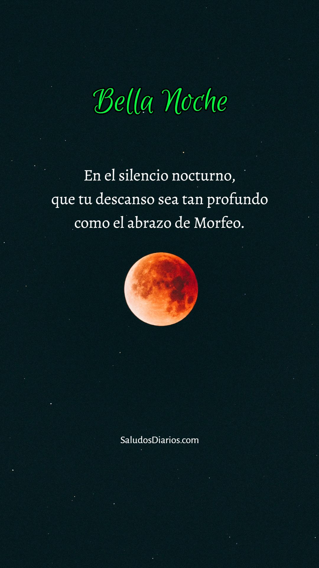 Luna, Noches bella, Oscuridad, Paz, Frase tranquila - Saludos Diarios