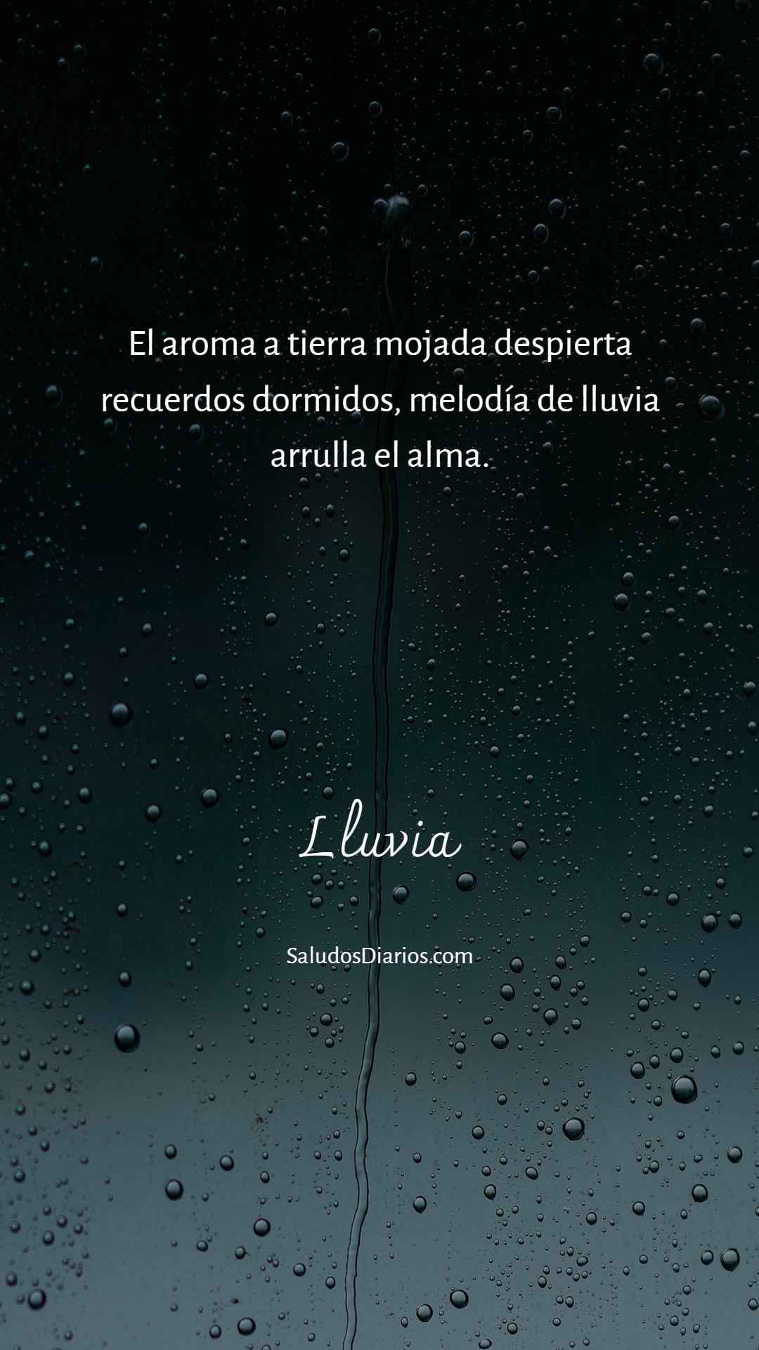 Cielo lluvioso, Mensajes, Frase, Fondo lluvia - Saludos Diarios