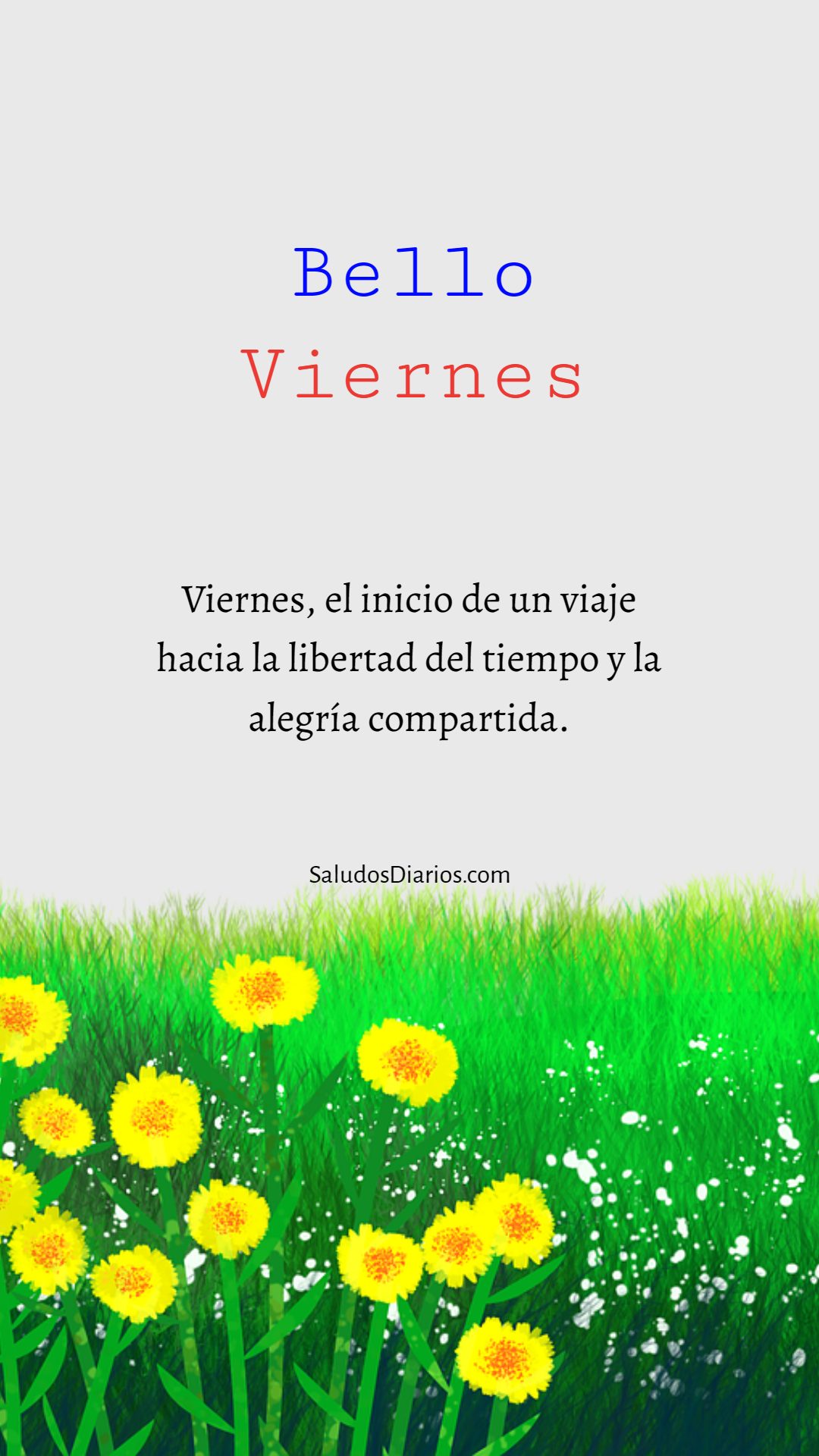 Tiempos viernes, Mensajes lindos, Paisajes natural, Verde - Saludos Diarios