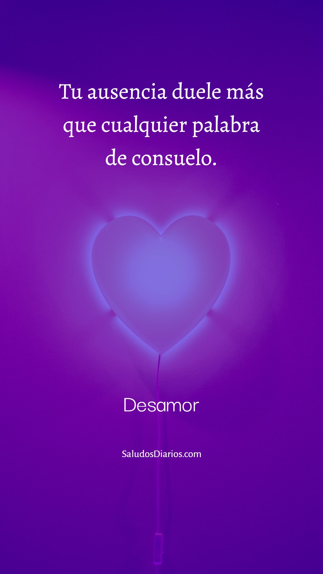 Fondo Corazón Tristeza Desamor Frases Saludos Diarios