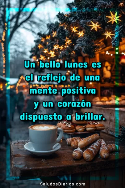 Desayunos adornos lunes, Mentes positivas