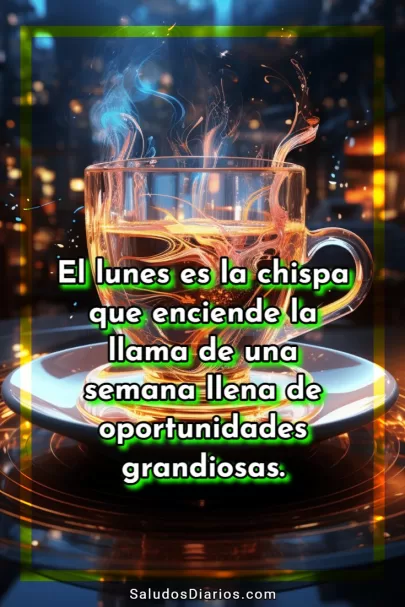 Encender arrancar lunes, Café imagen bonita