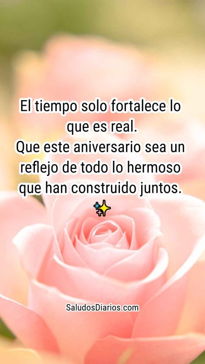El tiempo solo fortalece lo que es real